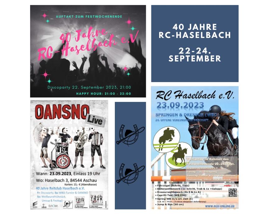 40 Jahre Reitclub Haselbach e.V.